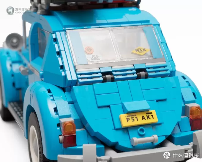午后加州的蓝色风情:LEGO 乐高 10252 大众甲壳虫 评测 午后加州的蓝色风情:LEGO 乐高 10252 大众甲壳虫 评测