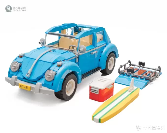 午后加州的蓝色风情:LEGO 乐高 10252 大众甲壳虫 评测 午后加州的蓝色风情:LEGO 乐高 10252 大众甲壳虫 评测