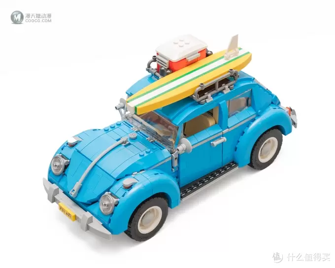 午后加州的蓝色风情:LEGO 乐高 10252 大众甲壳虫 评测 午后加州的蓝色风情:LEGO 乐高 10252 大众甲壳虫 评测
