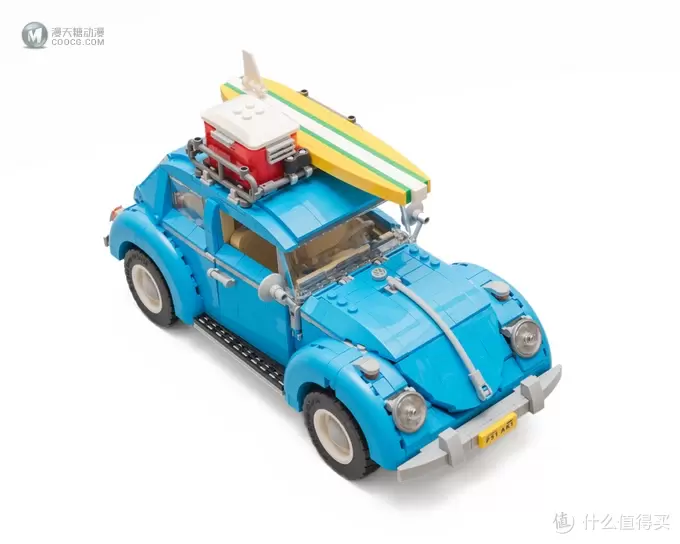 午后加州的蓝色风情:LEGO 乐高 10252 大众甲壳虫 评测 午后加州的蓝色风情:LEGO 乐高 10252 大众甲壳虫 评测