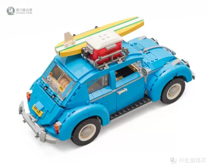 午后加州的蓝色风情:LEGO 乐高 10252 大众甲壳虫 评测 午后加州的蓝色风情:LEGO 乐高 10252 大众甲壳虫 评测