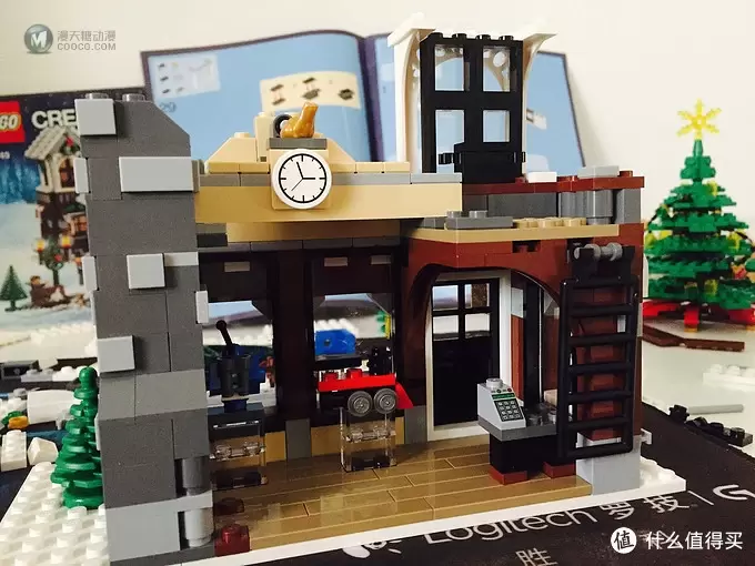 #本站首晒#LEGO 乐高 10249 冬季玩具商店 开箱拼装 #本站首晒#LEGO 乐高 10249 冬季玩具商店 开箱拼装