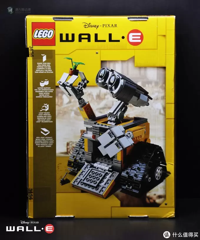 无论风雨,只愿为你(EVA)守护:LEGO 乐高 21303 WALL·E 组装试玩 无论风雨,只愿为你(EVA)守护:LEGO 乐高 21303 WALL·E 组装试玩