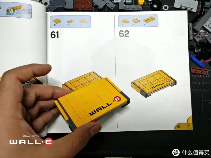 无论风雨,只愿为你(EVA)守护:LEGO 乐高 21303 WALL·E 组装试玩 无论风雨,只愿为你(EVA)守护:LEGO 乐高 21303 WALL·E 组装试玩