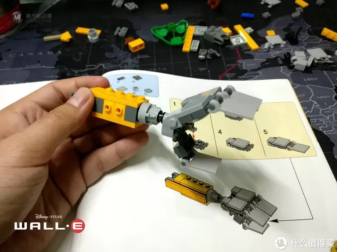 无论风雨,只愿为你(EVA)守护:LEGO 乐高 21303 WALL·E 组装试玩 无论风雨,只愿为你(EVA)守护:LEGO 乐高 21303 WALL·E 组装试玩