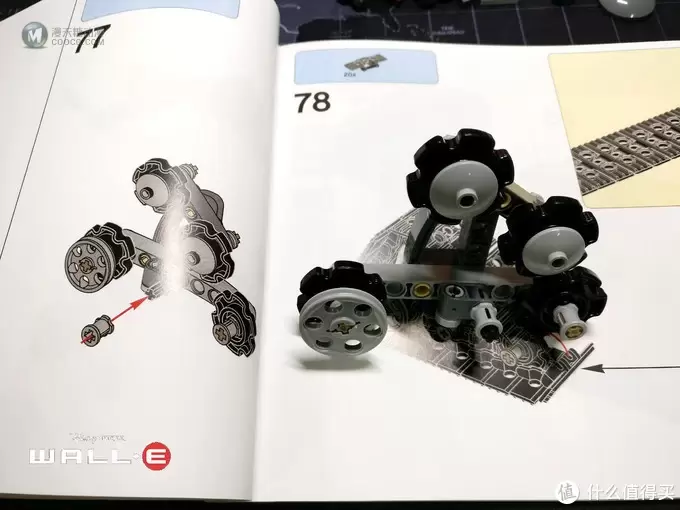 无论风雨,只愿为你(EVA)守护:LEGO 乐高 21303 WALL·E 组装试玩 无论风雨,只愿为你(EVA)守护:LEGO 乐高 21303 WALL·E 组装试玩