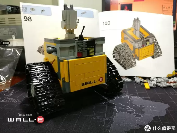 无论风雨,只愿为你(EVA)守护:LEGO 乐高 21303 WALL·E 组装试玩 无论风雨,只愿为你(EVA)守护:LEGO 乐高 21303 WALL·E 组装试玩