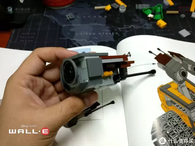 无论风雨,只愿为你(EVA)守护:LEGO 乐高 21303 WALL·E 组装试玩 无论风雨,只愿为你(EVA)守护:LEGO 乐高 21303 WALL·E 组装试玩