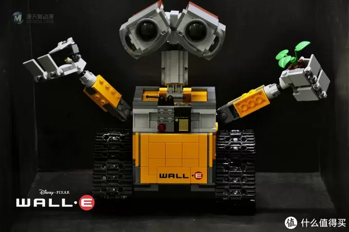无论风雨,只愿为你(EVA)守护:LEGO 乐高 21303 WALL·E 组装试玩 无论风雨,只愿为你(EVA)守护:LEGO 乐高 21303 WALL·E 组装试玩