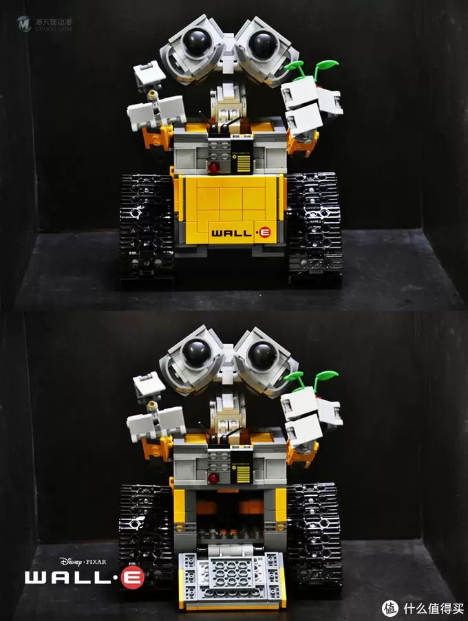 无论风雨,只愿为你(EVA)守护:LEGO 乐高 21303 WALL·E 组装试玩 无论风雨,只愿为你(EVA)守护:LEGO 乐高 21303 WALL·E 组装试玩