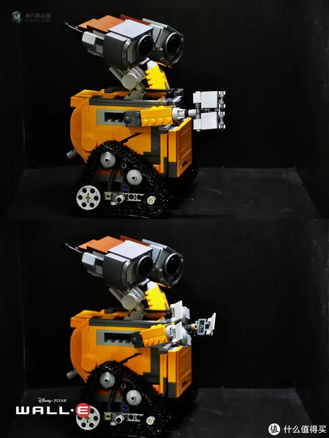 无论风雨,只愿为你(EVA)守护:LEGO 乐高 21303 WALL·E 组装试玩 无论风雨,只愿为你(EVA)守护:LEGO 乐高 21303 WALL·E 组装试玩