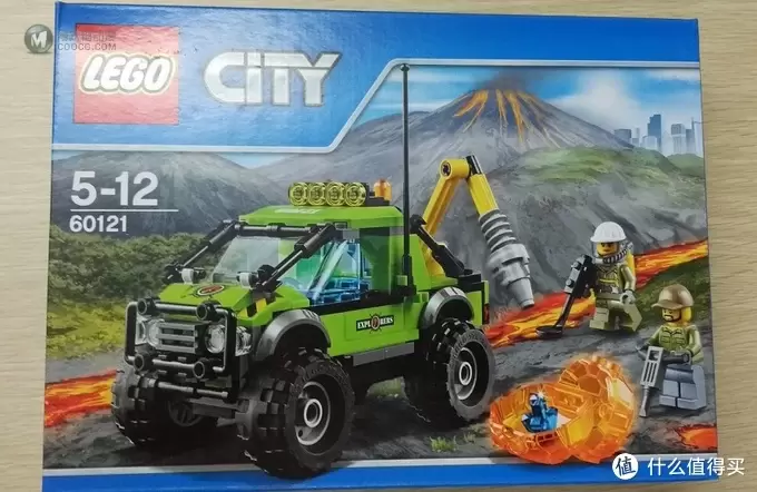 #本站首晒# LEGO City 乐高城市系列 火山探险车 60121 #本站首晒# LEGO City 乐高城市系列 火山探险车 60121