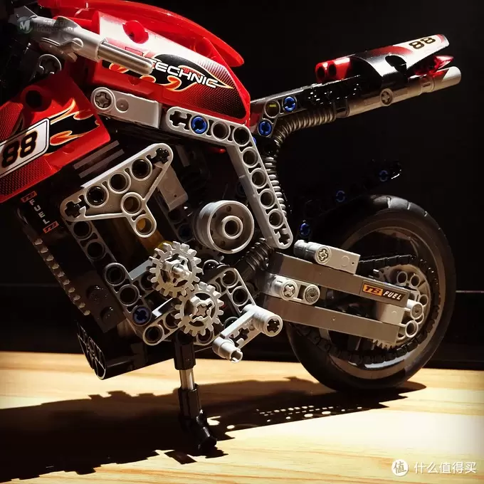LEGO 乐高 8051 科技摩托 开箱 评测 LEGO 乐高 8051 科技摩托 开箱 评测
