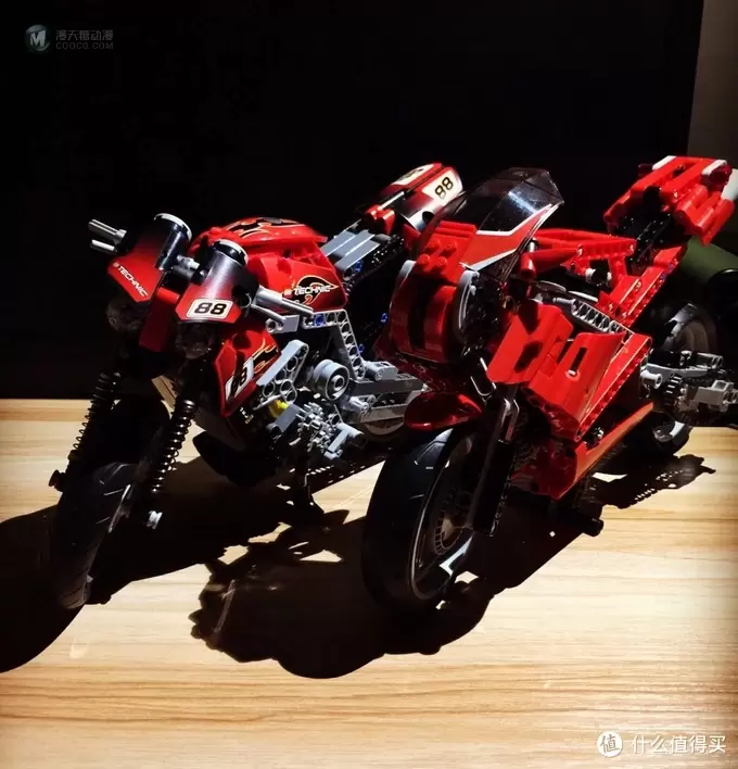 LEGO 乐高 8051 科技摩托 开箱 评测 LEGO 乐高 8051 科技摩托 开箱 评测
