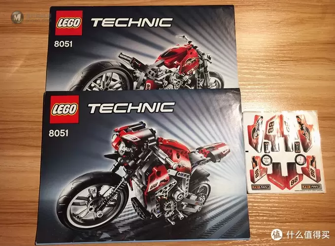 LEGO 乐高 8051 科技摩托 开箱 评测 LEGO 乐高 8051 科技摩托 开箱 评测