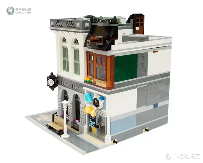 在家开银行: LEGO 乐高 10251 街景系列Brick Bank 砖块银行 简评 在家开银行: LEGO 乐高 10251 街景系列Brick Bank 砖块银行 简评