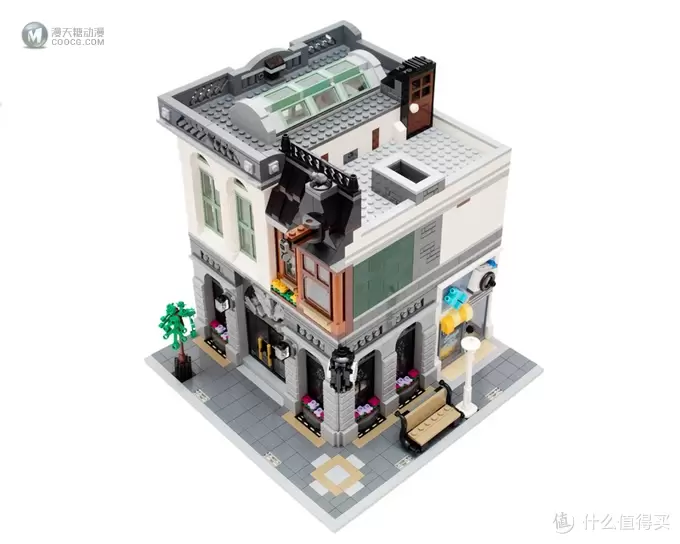 在家开银行: LEGO 乐高 10251 街景系列Brick Bank 砖块银行 简评 在家开银行: LEGO 乐高 10251 街景系列Brick Bank 砖块银行 简评