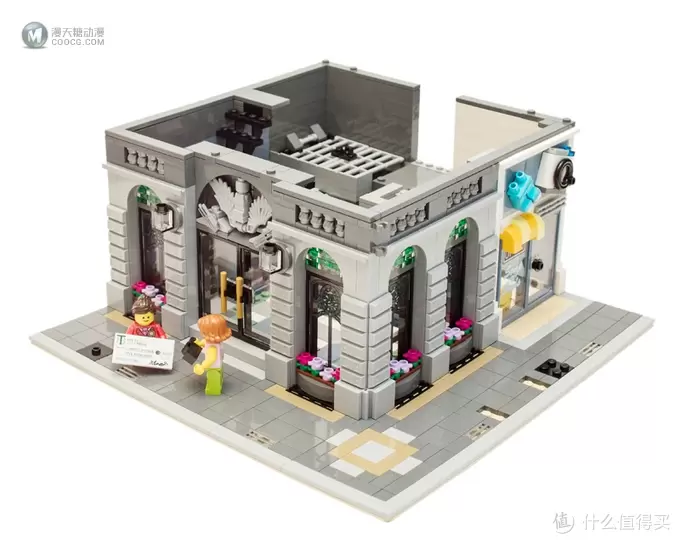 在家开银行: LEGO 乐高 10251 街景系列Brick Bank 砖块银行 简评 在家开银行: LEGO 乐高 10251 街景系列Brick Bank 砖块银行 简评