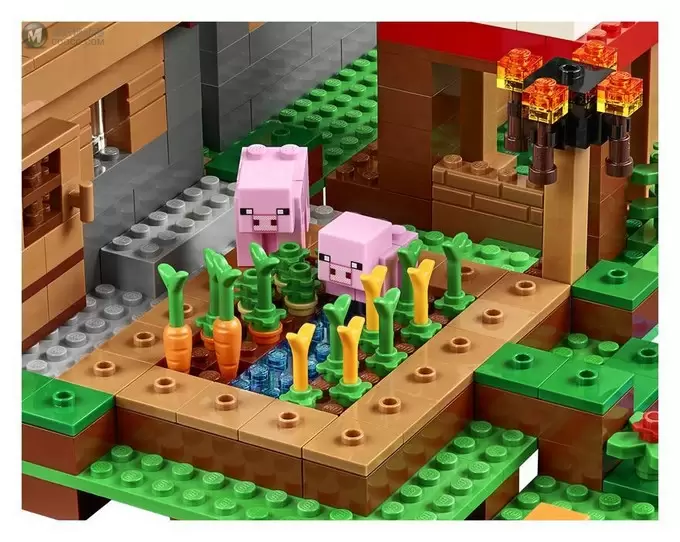 Minecraft旗舰来临:乐高LEGO发布我的世界珍藏版21128村庄 Minecraft旗舰来临:乐高LEGO发布我的世界珍藏版21128村庄