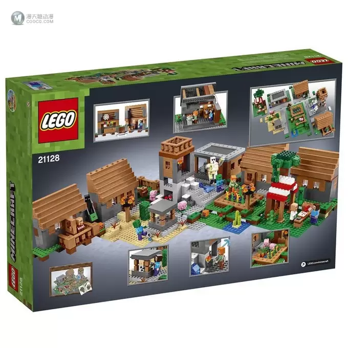 Minecraft旗舰来临:乐高LEGO发布我的世界珍藏版21128村庄 Minecraft旗舰来临:乐高LEGO发布我的世界珍藏版21128村庄