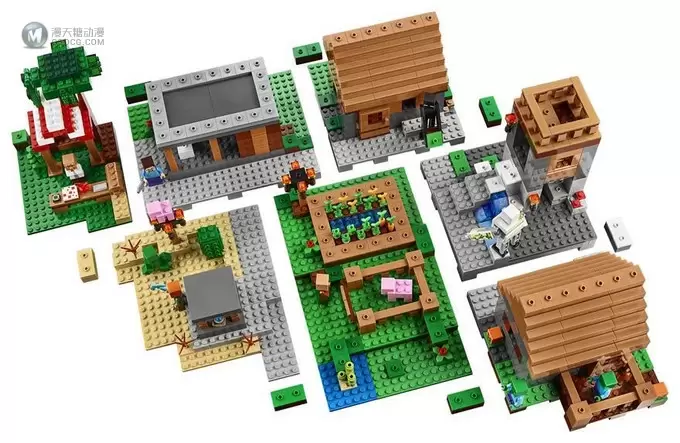 Minecraft旗舰来临:乐高LEGO发布我的世界珍藏版21128村庄 Minecraft旗舰来临:乐高LEGO发布我的世界珍藏版21128村庄