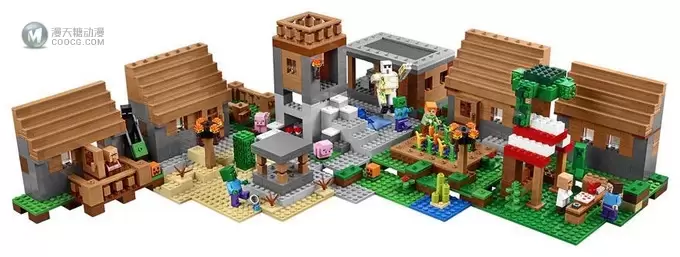 Minecraft旗舰来临:乐高LEGO发布我的世界珍藏版21128村庄 Minecraft旗舰来临:乐高LEGO发布我的世界珍藏版21128村庄