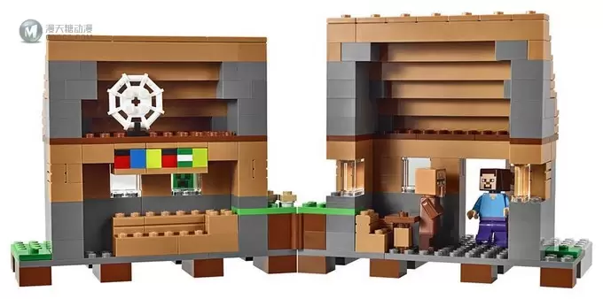 Minecraft旗舰来临:乐高LEGO发布我的世界珍藏版21128村庄 Minecraft旗舰来临:乐高LEGO发布我的世界珍藏版21128村庄