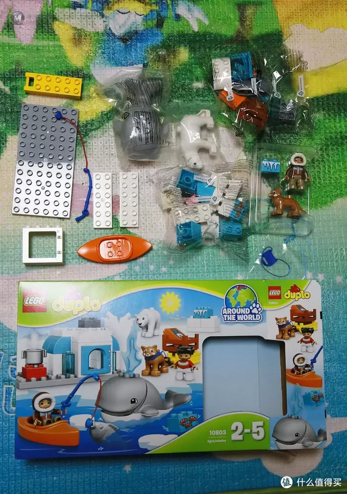 闺女和宝爸的成长玩具:LEGO 乐高 Duplo 得宝10803 北极动物 闺女和宝爸的成长玩具:LEGO 乐高 Duplo 得宝10803 北极动物
