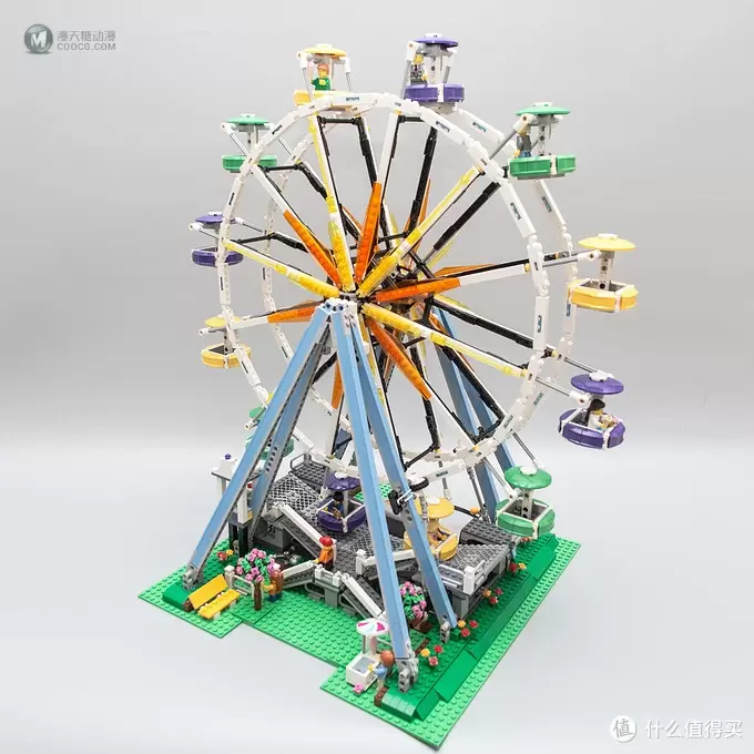 宜静宜动大转轮:LEGO 乐高 10247 Ferris Wheel 摩天轮 宜静宜动大转轮:LEGO 乐高 10247 Ferris Wheel 摩天轮