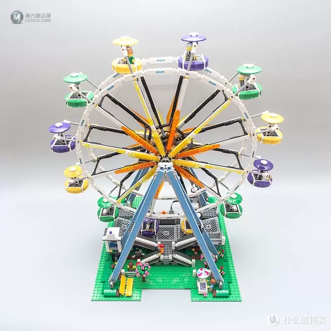 宜静宜动大转轮:LEGO 乐高 10247 Ferris Wheel 摩天轮 宜静宜动大转轮:LEGO 乐高 10247 Ferris Wheel 摩天轮