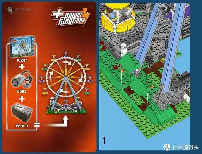 宜静宜动大转轮:LEGO 乐高 10247 Ferris Wheel 摩天轮 宜静宜动大转轮:LEGO 乐高 10247 Ferris Wheel 摩天轮
