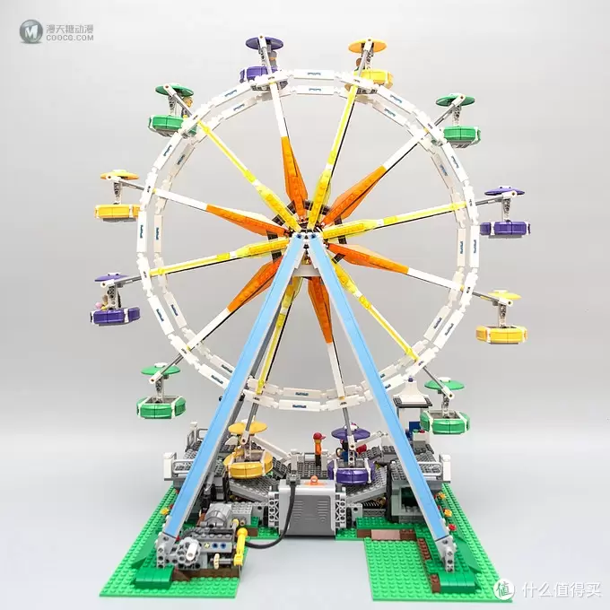 宜静宜动大转轮:LEGO 乐高 10247 Ferris Wheel 摩天轮 宜静宜动大转轮:LEGO 乐高 10247 Ferris Wheel 摩天轮
