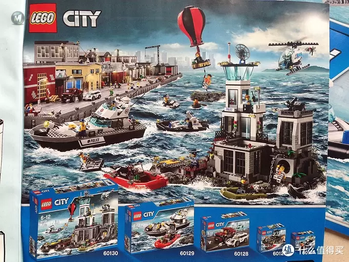 LEGO 乐高 城市系列 60130 监狱岛 开箱 LEGO 乐高 城市系列 60130 监狱岛 开箱