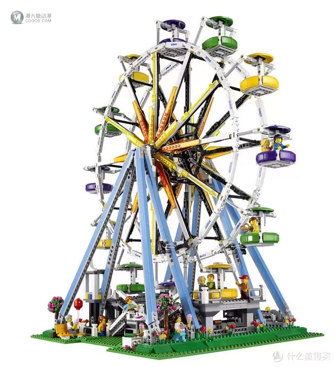 可加装电动、有好多人仔的大套件:乐高 10247 Ferris Wheel 摩天轮 本月开卖 可加装电动、有好多人仔的大套件:乐高 10247 Ferris Wheel 摩天轮 本月开卖