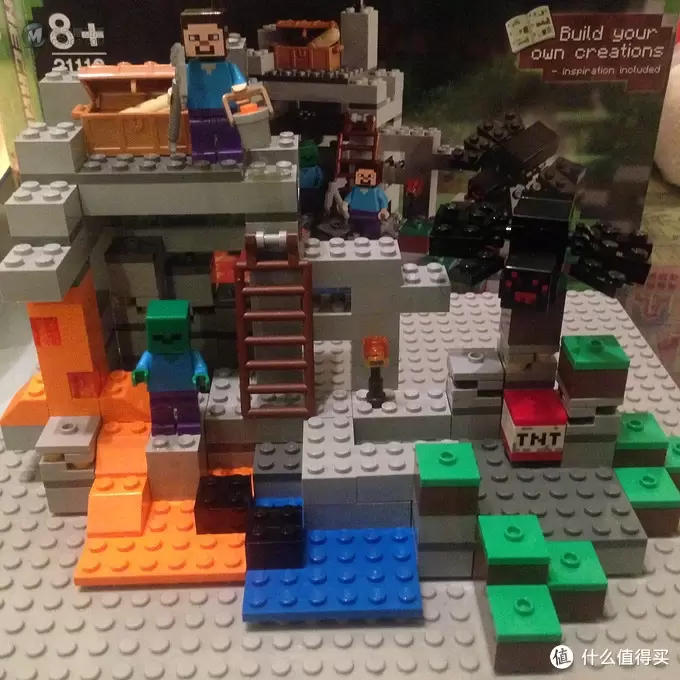 新系列来袭!LEGO 乐高 Minecraft The Cave 21113 Playset 创世神 山洞 新系列来袭!LEGO 乐高 Minecraft The Cave 21113 Playset 创世神 山洞