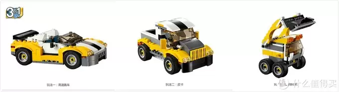 何以解忧,有我乐高 篇三:#晒单大赛#我们爱这个错—Lego 乐高 31046 高速跑车 三合一体验 何以解忧,有我乐高 篇三:#晒单大赛#我们爱这个错—Lego 乐高 31046 高速跑车 三合一体验