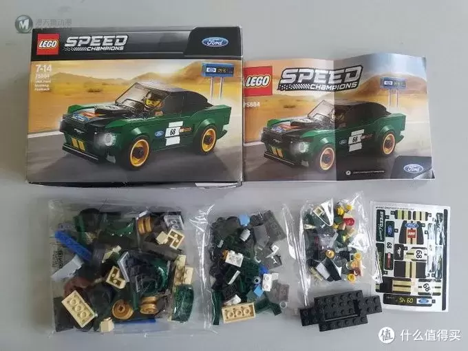 LEGO 乐高 SPEED系列 75884 1968款福特野马 LEGO 乐高 SPEED系列 75884 1968款福特野马