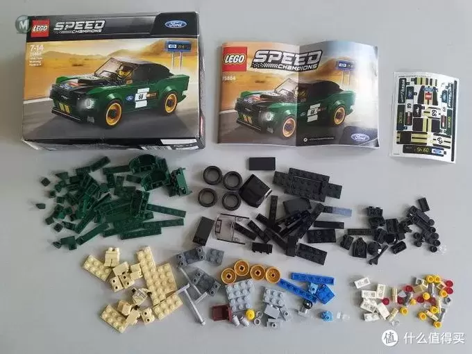 LEGO 乐高 SPEED系列 75884 1968款福特野马 LEGO 乐高 SPEED系列 75884 1968款福特野马