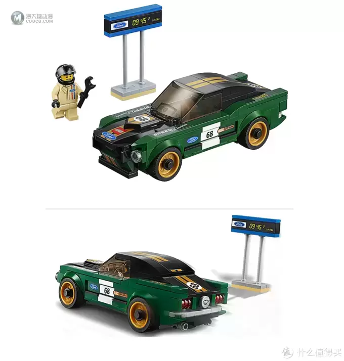 LEGO 乐高 SPEED系列 75884 1968款福特野马 LEGO 乐高 SPEED系列 75884 1968款福特野马