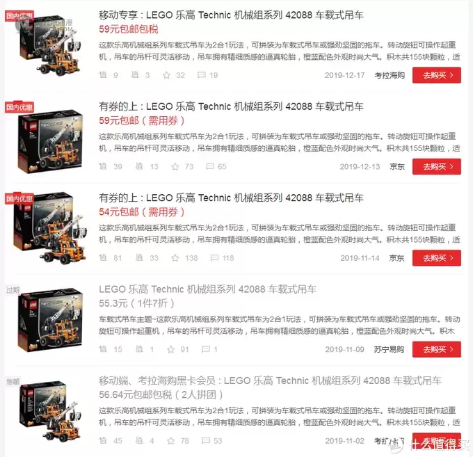 LEGO 篇十一:惊喜红包+暴力神券=乐高年货玩具—京东商城超值价入手LEGO机械组车载式吊车(42088)玩具 LEGO 篇十一:惊喜红包+暴力神券=乐高年货玩具—京东商城超值价入手LEGO机械组车载式吊车(42088)玩具