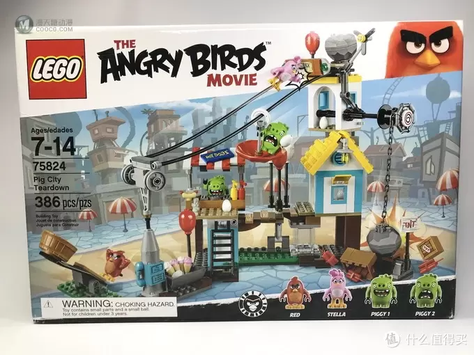 LEGO拼拼乐 篇二百九十三:乐高 Angry Birds 愤怒的小鸟系列 75824 捣毁猪猪城堡 LEGO拼拼乐 篇二百九十三:乐高 Angry Birds 愤怒的小鸟系列 75824 捣毁猪猪城堡