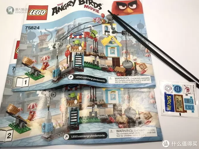 LEGO拼拼乐 篇二百九十三:乐高 Angry Birds 愤怒的小鸟系列 75824 捣毁猪猪城堡 LEGO拼拼乐 篇二百九十三:乐高 Angry Birds 愤怒的小鸟系列 75824 捣毁猪猪城堡