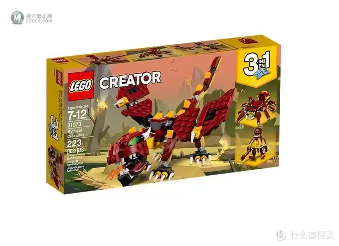 618大采购 篇七:LEGO 乐高 Creator 创意百变组 31073 神秘怪兽 618大采购 篇七:LEGO 乐高 Creator 创意百变组 31073 神秘怪兽