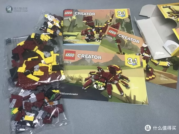 618大采购 篇七:LEGO 乐高 Creator 创意百变组 31073 神秘怪兽 618大采购 篇七:LEGO 乐高 Creator 创意百变组 31073 神秘怪兽