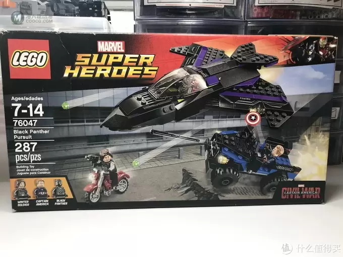 LEGO 乐高 拼拼乐 篇214:超级英雄系列之 76047 黑豹追击战 LEGO 乐高 拼拼乐 篇214:超级英雄系列之 76047 黑豹追击战