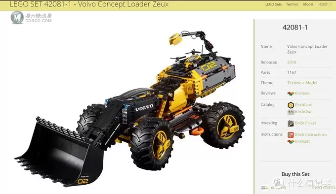LEGO 乐高 拼拼乐 篇176:未来与现代的结合:42081 沃尔沃 ZEUX 概念式装载机 LEGO 乐高 拼拼乐 篇176:未来与现代的结合:42081 沃尔沃 ZEUX 概念式装载机