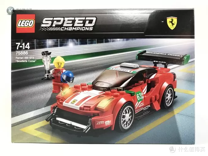百元名车:LEGO 乐高 赛车系列 75886 法拉利488GT3 Scuderia Corsa车队 百元名车:LEGO 乐高 赛车系列 75886 法拉利488GT3 Scuderia Corsa车队