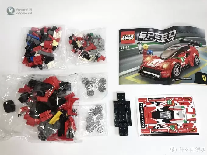 百元名车:LEGO 乐高 赛车系列 75886 法拉利488GT3 Scuderia Corsa车队 百元名车:LEGO 乐高 赛车系列 75886 法拉利488GT3 Scuderia Corsa车队
