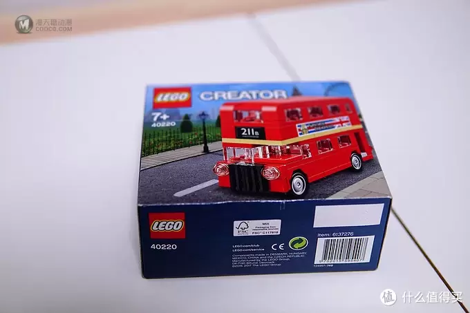 小而传神:LEGO 乐高 40220 小版双层巴士开箱 小而传神:LEGO 乐高 40220 小版双层巴士开箱