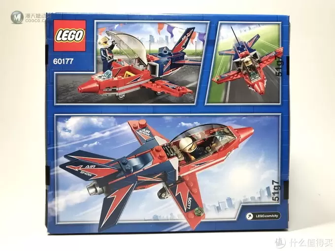 稍微丑了点:LEGO 乐高 60177 空中特技喷气机开箱 稍微丑了点:LEGO 乐高 60177 空中特技喷气机开箱